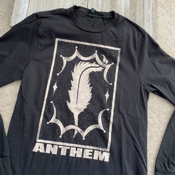 District The Concert Tee S Anthem Front Graphic Long Sleeve T-Shirt Top - Picture 2 of 9